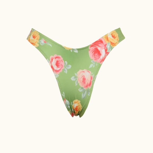 Heavy manners mirror palaise sun print Brazilian bikini small medium nwot - Picture 10 of 11